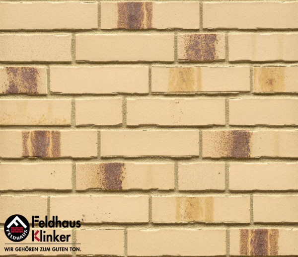 Клинкерная плитка Feldhaus Klinker R970NF14 bacco crema maron, 240*71*14