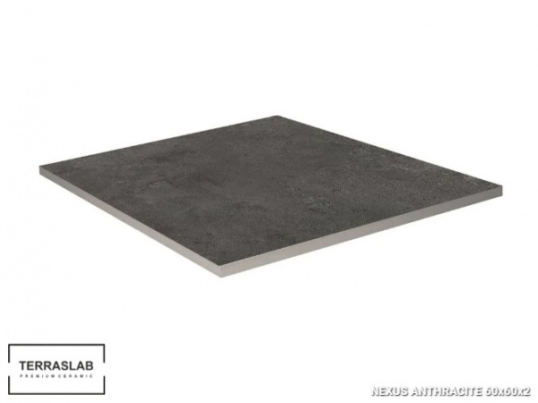 Плитка Nexus ANTHRACITE для террас, TERRASLAB, 60x60x2 см