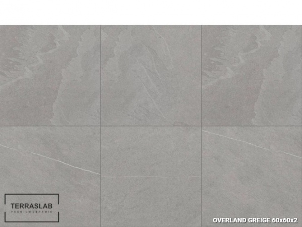 Плитка Overland GREIGE для террас, TERRASLAB, 60x60x2 см