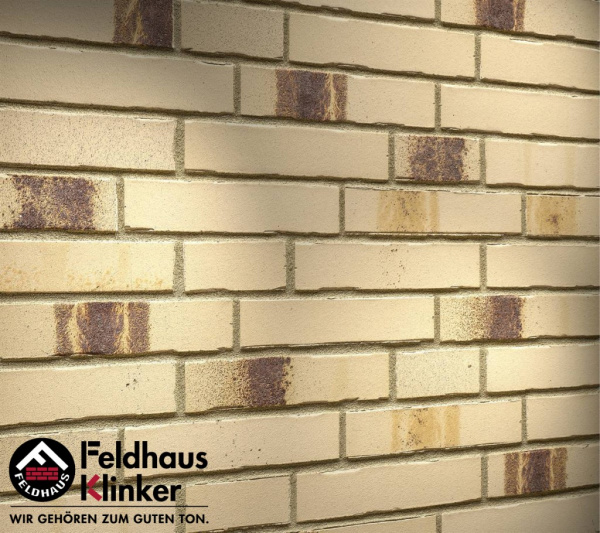 Клинкерная плитка Feldhaus Klinker R970NF14 bacco crema maron, 240*71*14