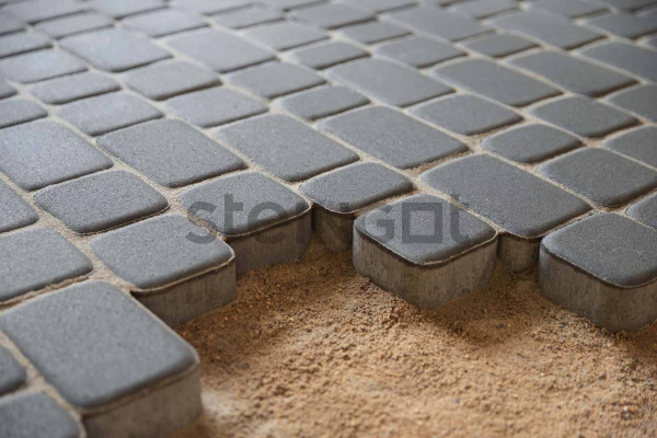 Плитка тротуарная Классика Серая , Steingot 60 мм толщина