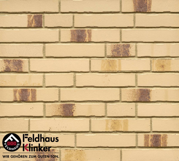 Клинкерная плитка Feldhaus Klinker R970NF14 bacco crema maron, 240*71*14
