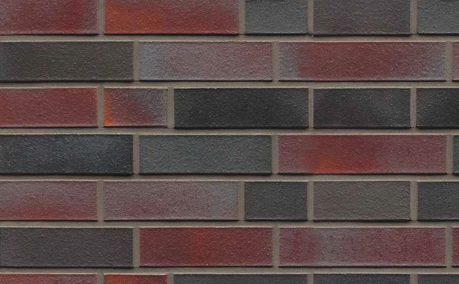 Кирпич клинкерный облицовочный Muhr 25 Violettschwarz гладкий, Spar NF, 240*55*71 мм