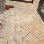 Угловая ступень флорентинер с капиносом структурная Paradyz Ilario Beige, 330*330*11 мм